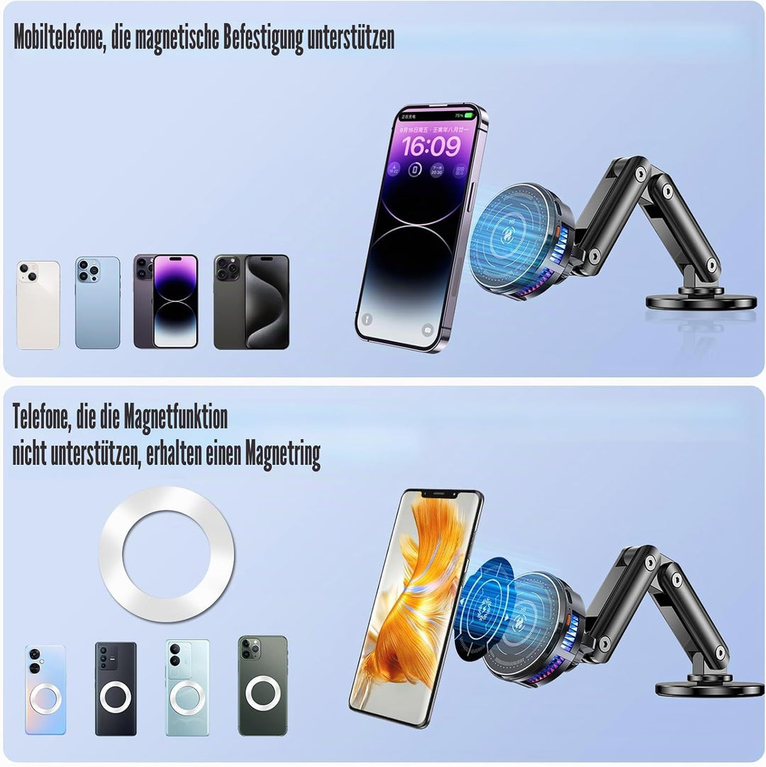 OBEST Handy Halbleiter Kühler Magnetische Handyhalterung, Halbleiter Kühlung Kühler Auto-Handyhalter