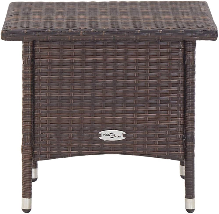 FIRBNUS 50x50x47 cm Beistelltisch Couchtisch Balkontisch Dining Table Kaffeetisch Witterungsbeständi