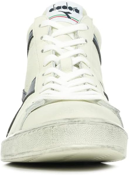 Diadora Unisex Game L High Waxed Hohe Sneaker, 36 EU Weiß Blau