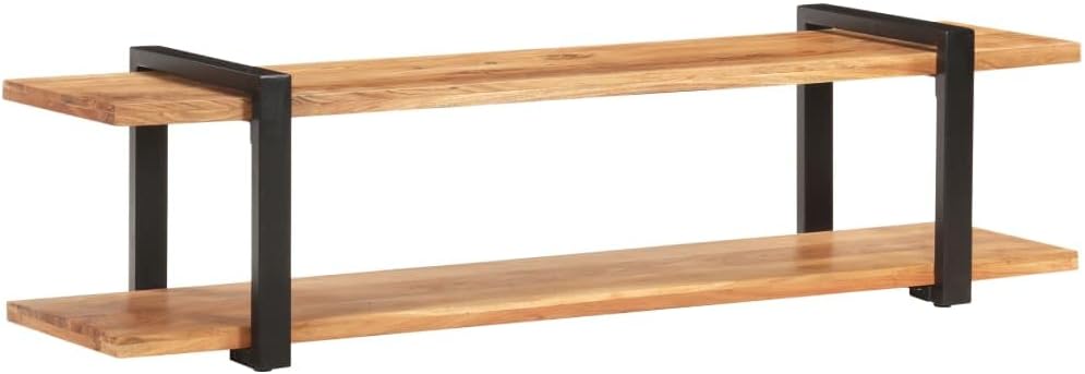 vidaXL Akazienholz Massiv TV Schrank Lowboard TV Möbel Tisch Board Sideboard Fernsehtisch Fernsehsch
