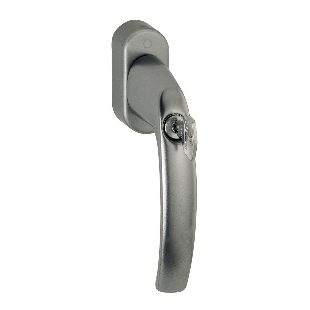 HOPPE Fenstergriff duraplus Atlanta in Aluminium stahl /abschliessbar/ (Secu100® + Secustik®)