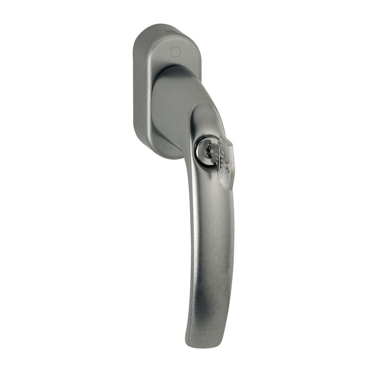 HOPPE Fenstergriff duraplus Atlanta in Aluminium stahl /abschliessbar/ (Secu100® + Secustik®)