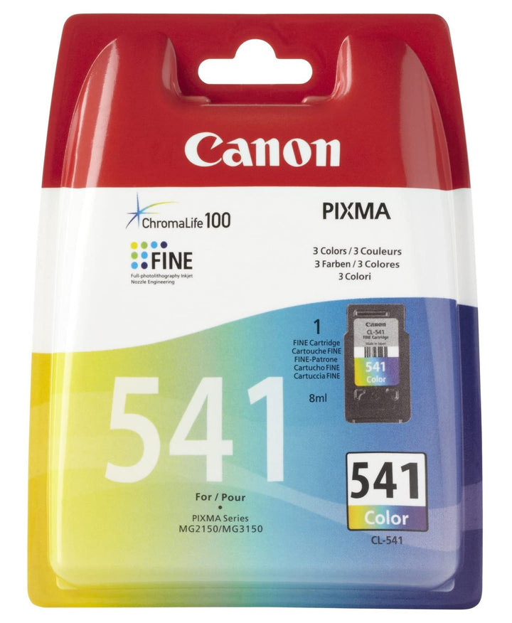 Canon CL-541 C/M/Y Farb Druckertinte - 8 ml für PIXMA Tintenstrahldrucker ORIGINAL 5227B005 standard