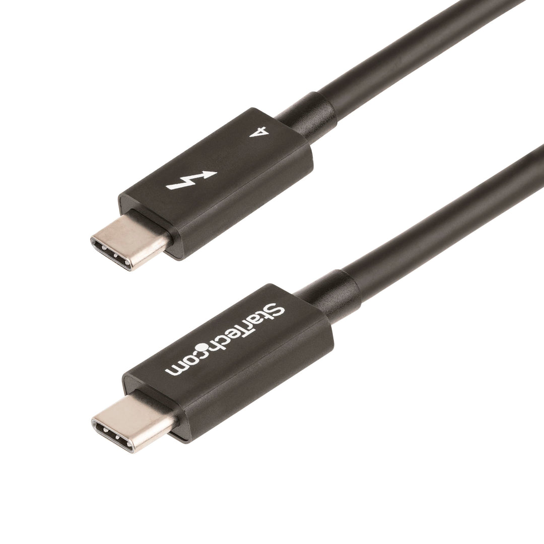 StarTech.com 50 cm Thunderbolt 4 Kabel - 40Gbit/s - 100W PD - 4K/8K Video - Intel-zertifiziert - Kom