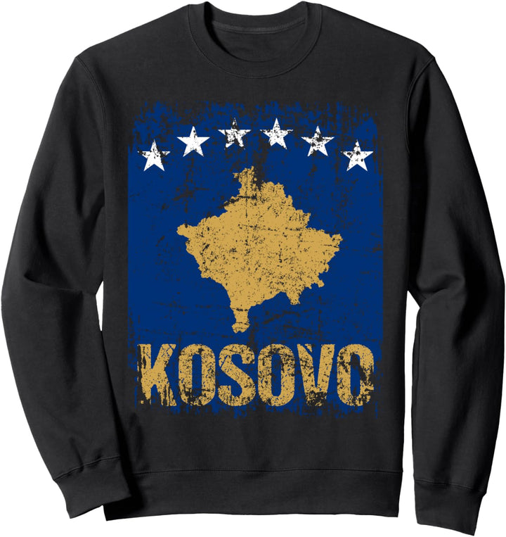 KOSOVO Flagge | Damen Herren Kinder KOSOVO Sweatshirt