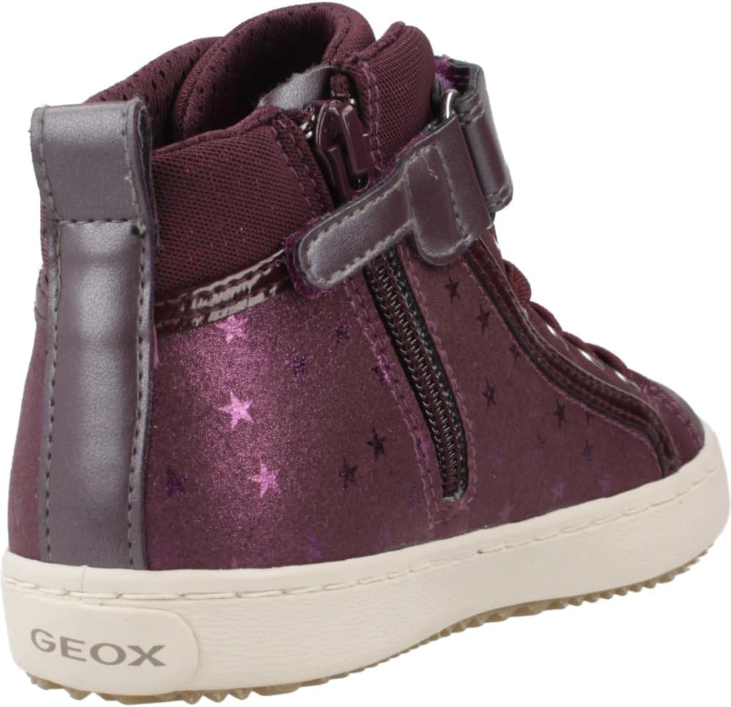 Geox Mädchen J Kalispera Girl ISneakers 24 EU Rot, 24 EU Rot