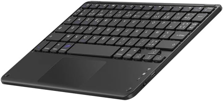 Blackview Kabellose Tastatur (AZERTY, Bluetooth, kompatibel mit Windows, iOS und Android) schwarz