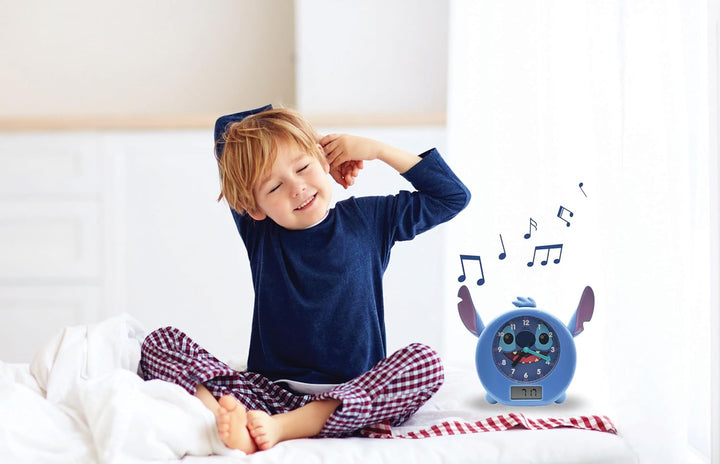 Lexibook, Disney Stitch, My Sleep Companion, Wecker, Nachtlicht, Dämmerungssimulator und Geschichten