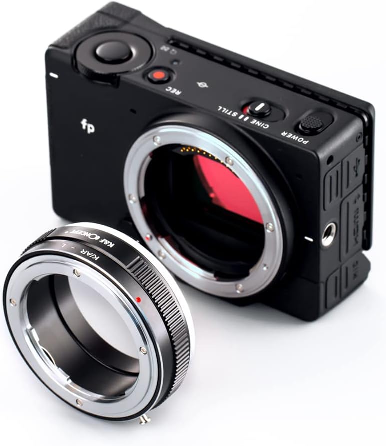 K&F Concept Objektivhalterungsadapter K/AR-L Manueller Fokus Kompatibel mit Konica AR-Objektiv auf L