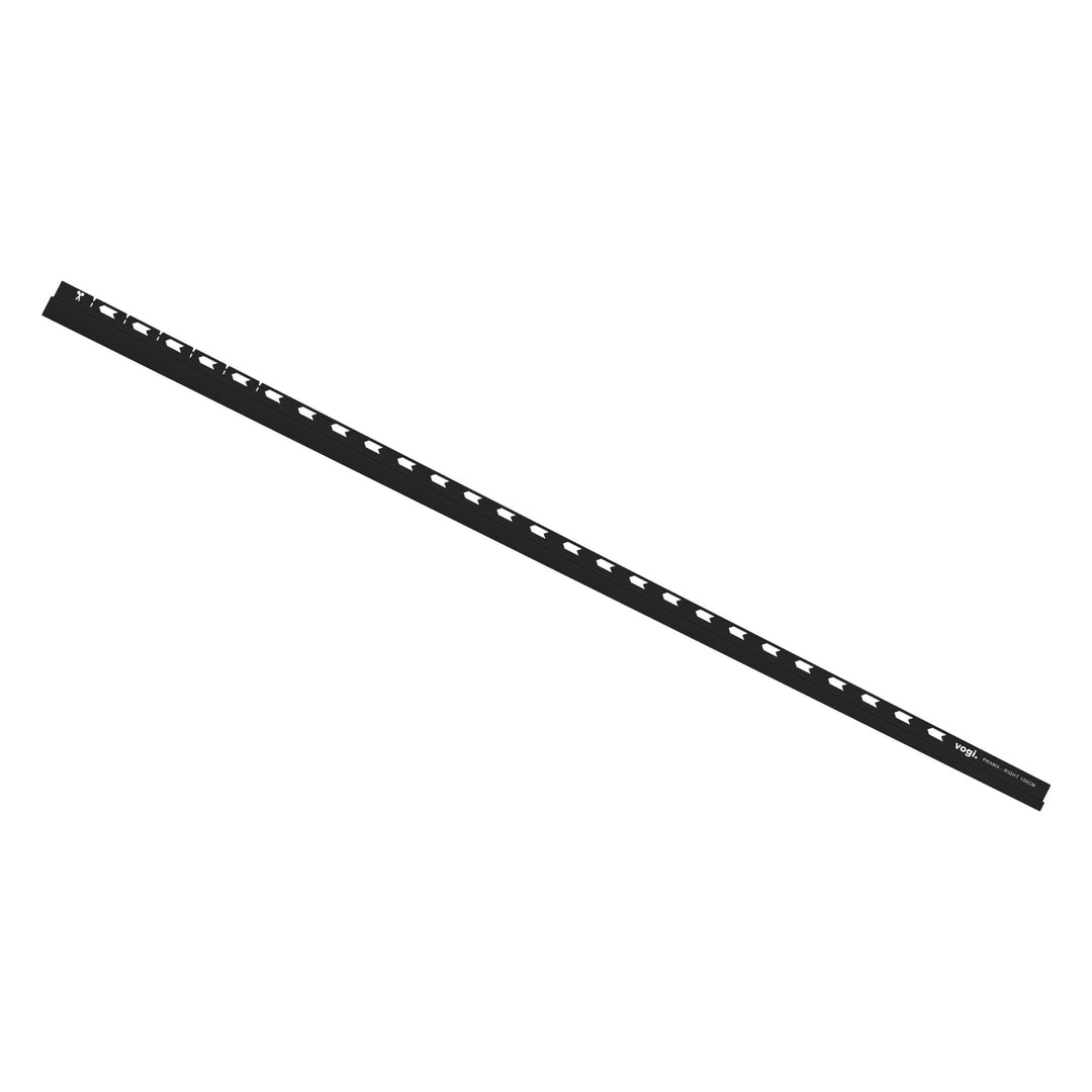 Gefälleprofil für Wandanschluss Schwarz 150 cm, Rechts, Edelstahl AISI 304 Rechts 150cm, Rechts 150c