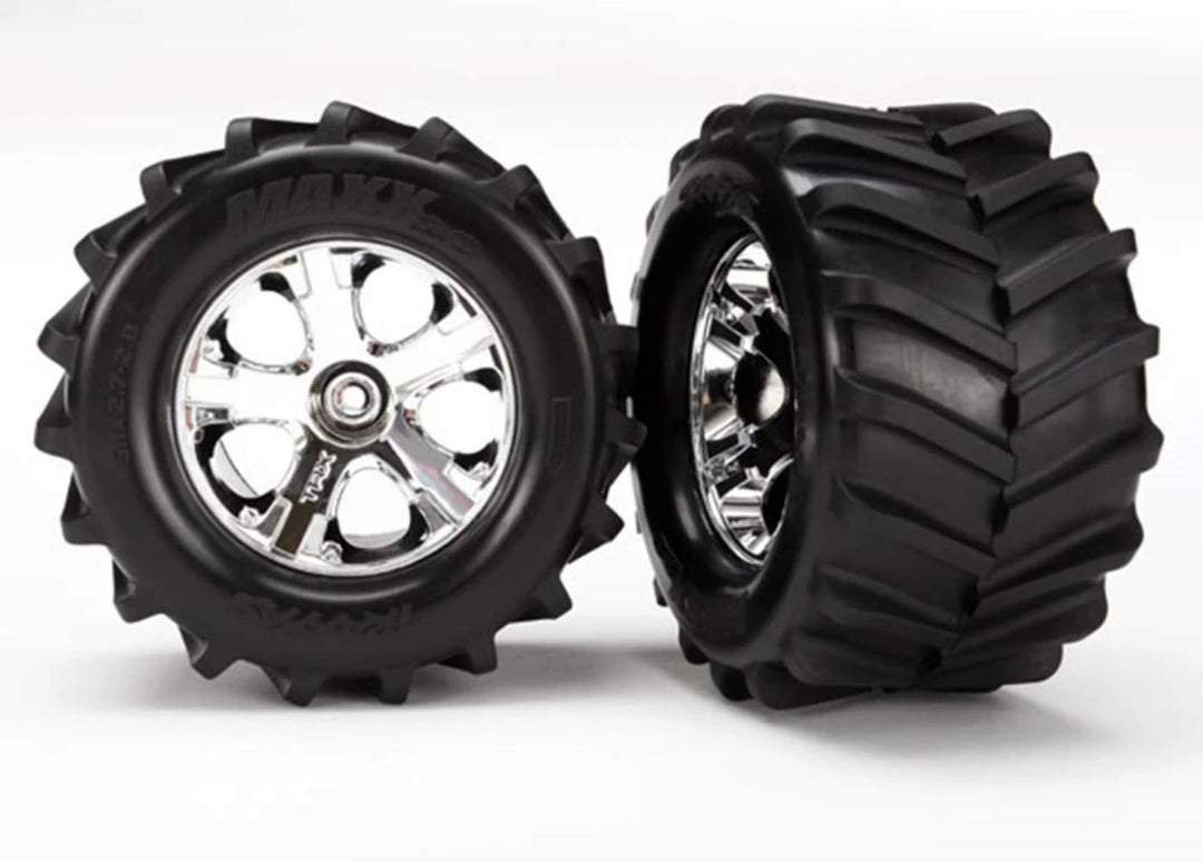 Maxx Tires, 2.8 All-Star Chrome Wheels :ST4x4