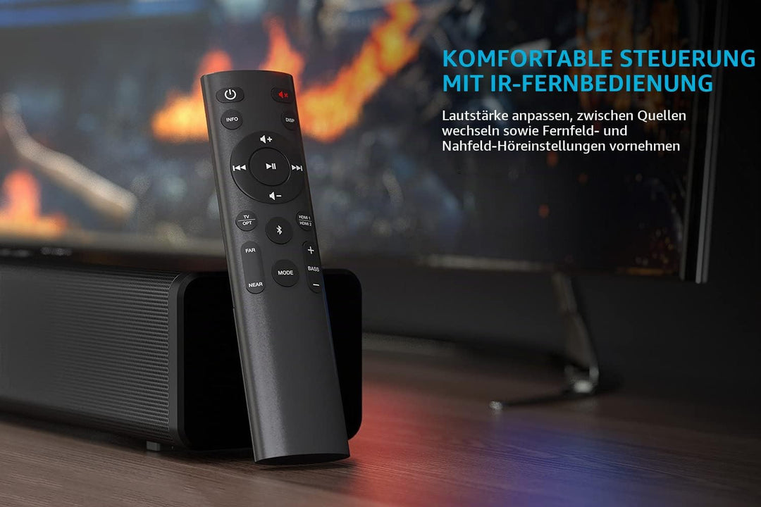 CREATIVE Stage 360 2.1 Soundbar mit Subwoofer für TV, PC, Desktop mit Dolby Atmos, Surround Sound,