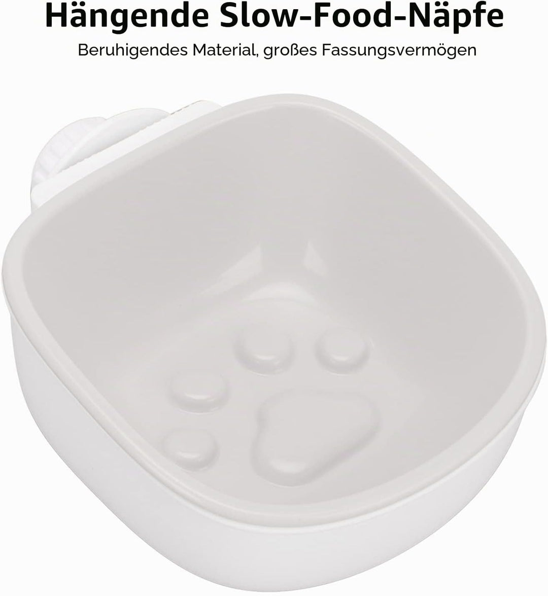 Hundefutternapf, Hundenapf für Hundekäfige aus Metall, Katzenkäfige, Vogelkäfige, hängende Zwinger,