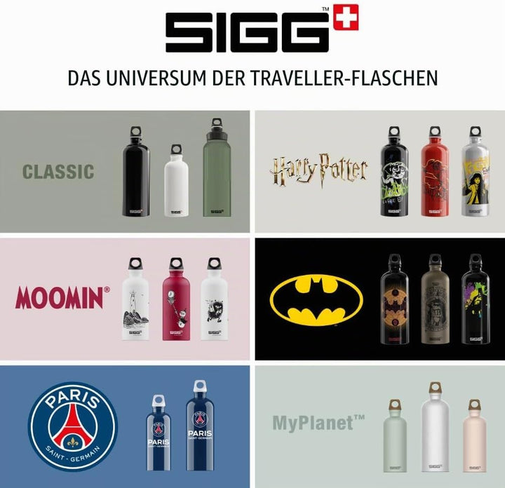 Sigg - Alu Trinkflasche - Traveller - Made in Switzerland - Climatpartner Zertifiziert - Kohlensäure