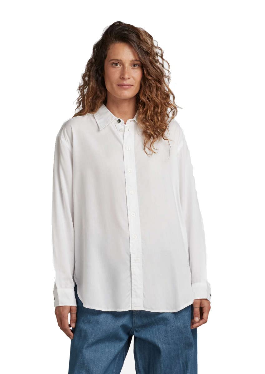 G-STAR RAW Damen Dress Hemd Shirts XS Weiss (White D22917-d297-110), XS Weiss (White D22917-d297-110