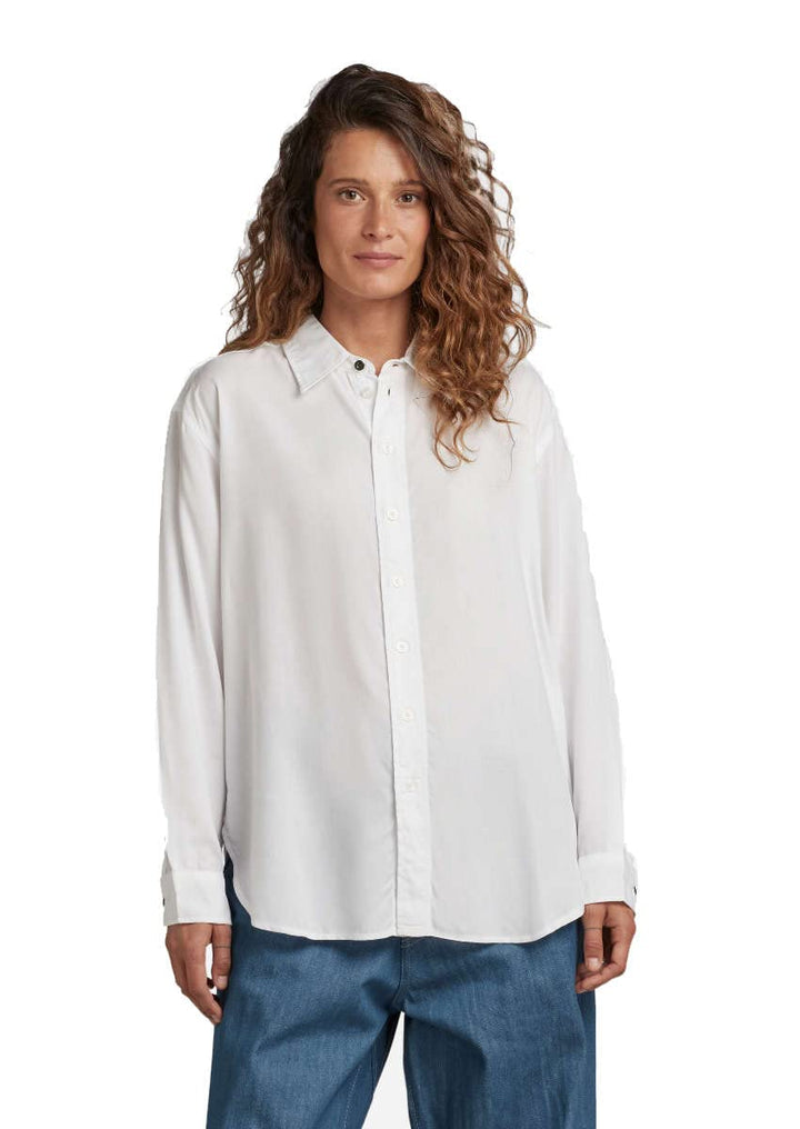 G-STAR RAW Damen Dress Hemd Shirts XS Weiss (White D22917-d297-110), XS Weiss (White D22917-d297-110