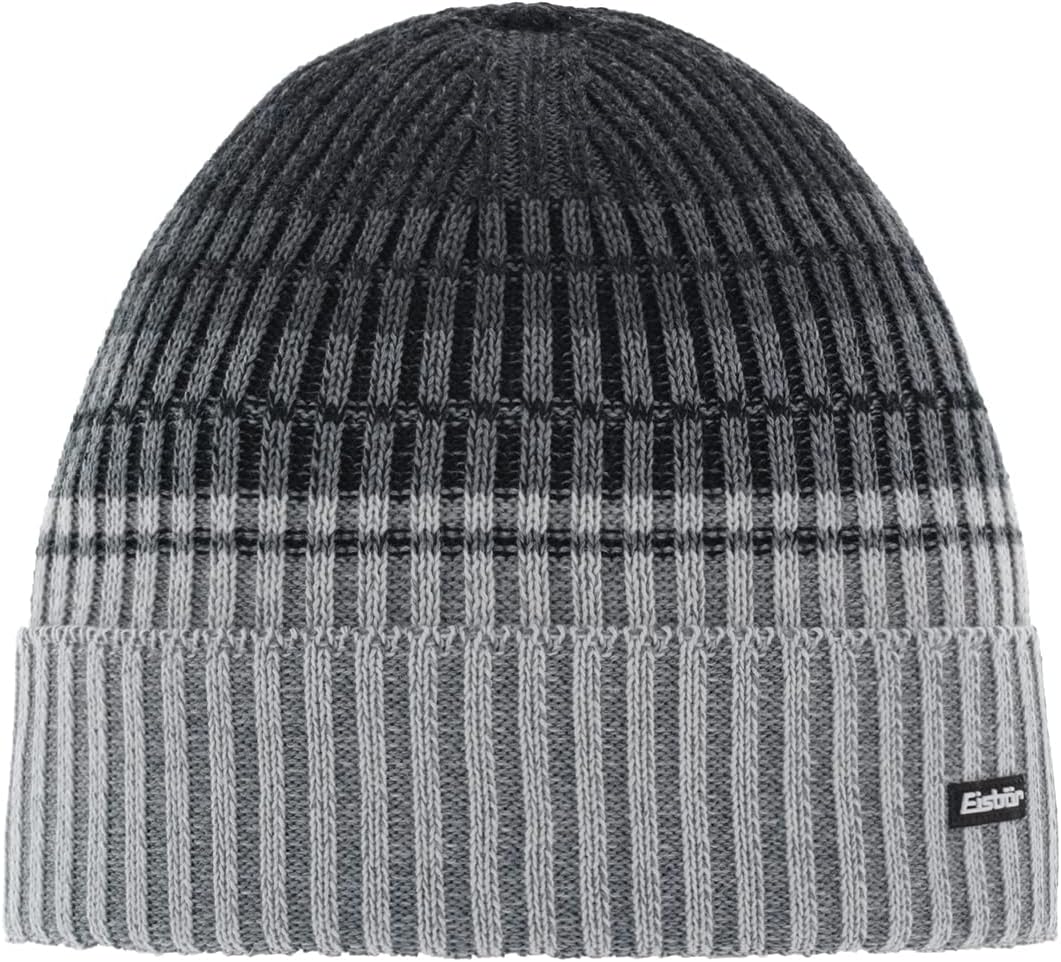 Eisbär Mützen/Hüte/Caps Herren Rika OS MÜ Einheitsgrösse white-graumele-schw-antr-g, Einheitsgrösse