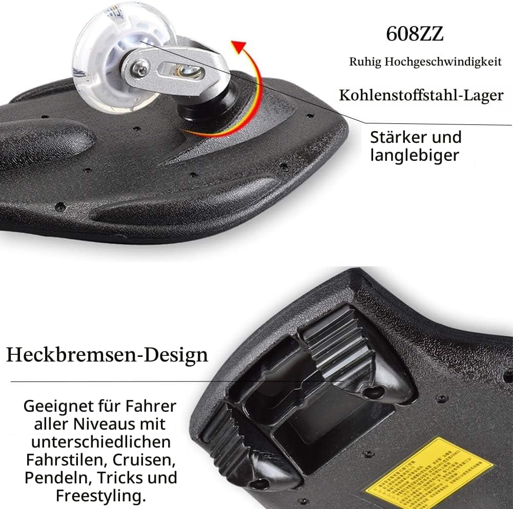 Sumeber Waveboard Kinder Street Surfen Caster Torsion Skateboard Double Decks Casterboards für Wave/
