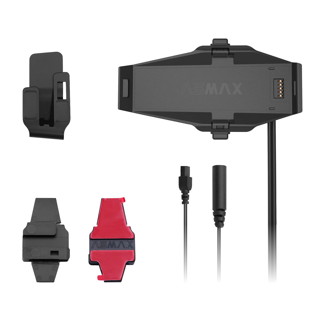 ASMAX Basisstation F1 Intercom, Zubehör für Motorradhelm