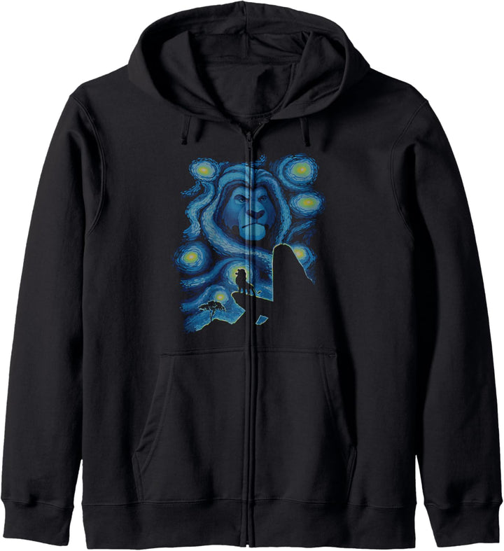 Disney Lion King Mufasa Starry Night Pride Rock Kapuzenjacke