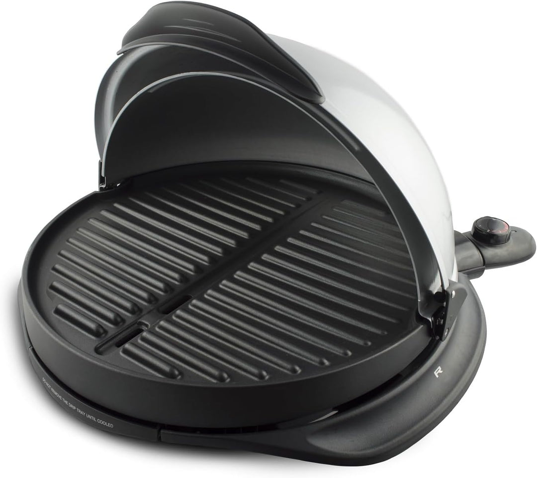Elektrisches Barbecue 2 in 1 mit einem Fuss und auf dem Tisch von Senya, Grillfläche 40 cm, Platte a