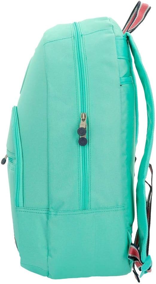 Enso Basic Rucksack Grün 32x46x15 cms Polyester für 15,6"-Laptop 22.1L Türkis Rucksack, Türkis Rucks