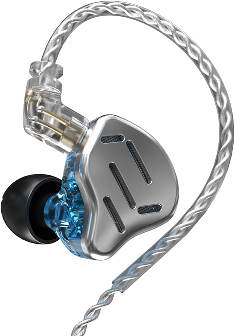 CCA KZ Zax Metall-Headset 7BA+1DD Hybrid 16 Treiber HiFi Bass Ohrhörer in Ear Monitor Kopfhörer Spor