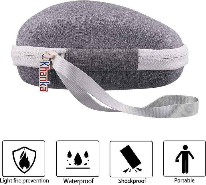 Khanka Tasche für Logitech MX Master 4/3S/3 kabellose Maus,Hartes Reise-Transportetui mit Tragegriff