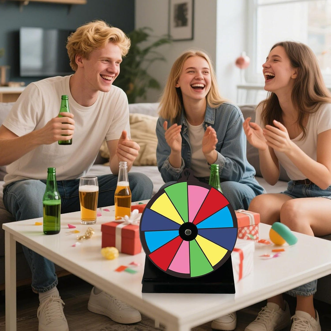 Spinnings Preisrad – 12 Slots Spinner Preisrad | - mit Marker | Tisch B, B