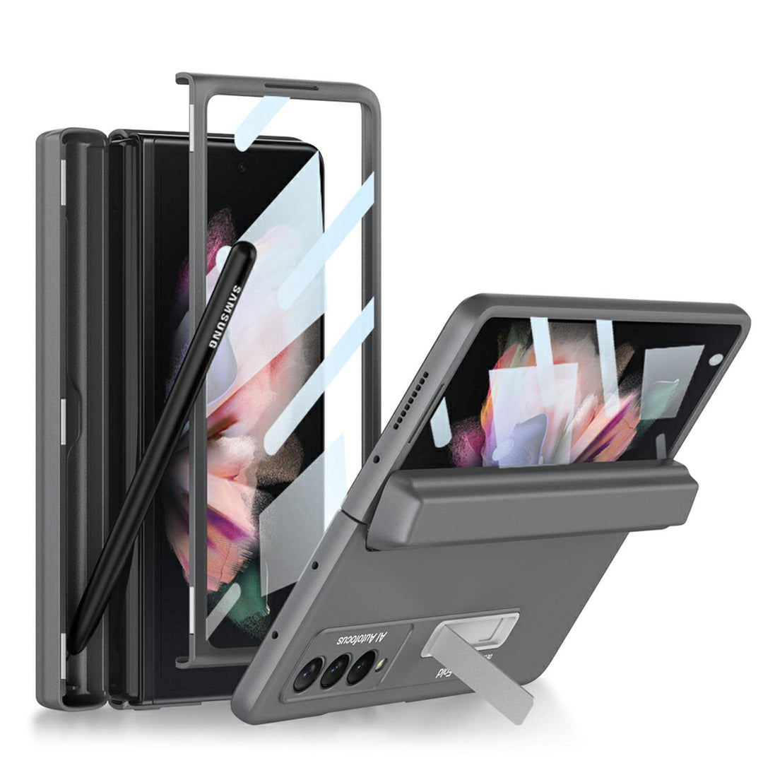COQUE Galaxy Z Fold 3 Hülle, Shell-Membran Integriertes Scharnier All-Inclusive-Handyhülle mit verst