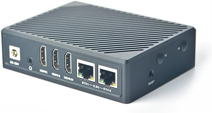 NanoPC-T6 Mini Computer Router, Open Source Smart IoT Gateway, mit Dual PCle Gbps Ethernet Port, LPD