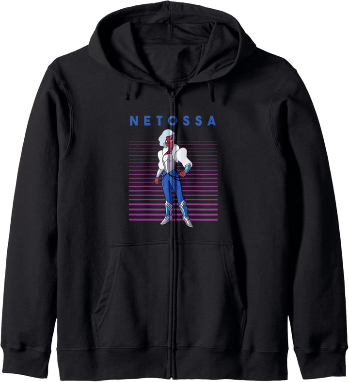 She-Ra Streifen Netossa Kapuzenjacke
