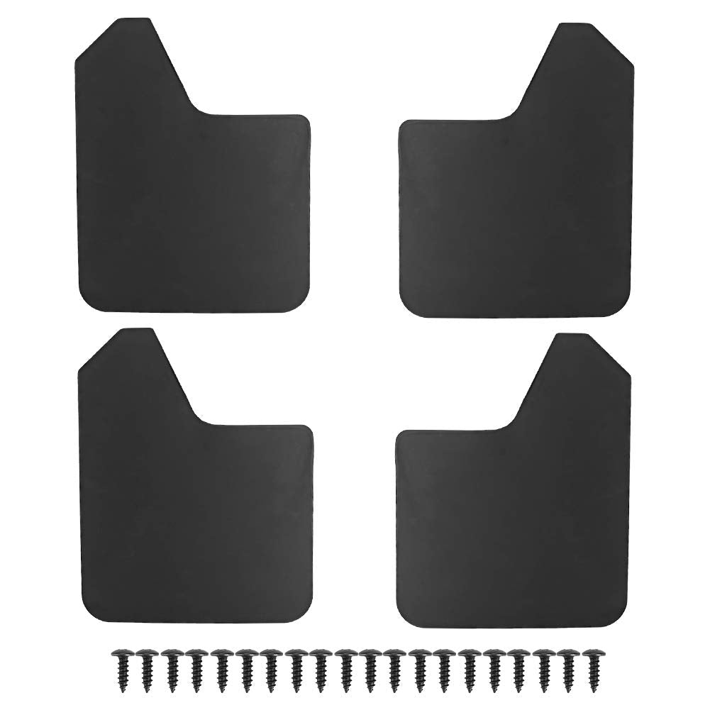Schlammschutz,KIMISS 4Pcs MF12-BAS-BLK Auto Kotflügel Universal Kotflügelabdeckung Schmutzfänger Kot