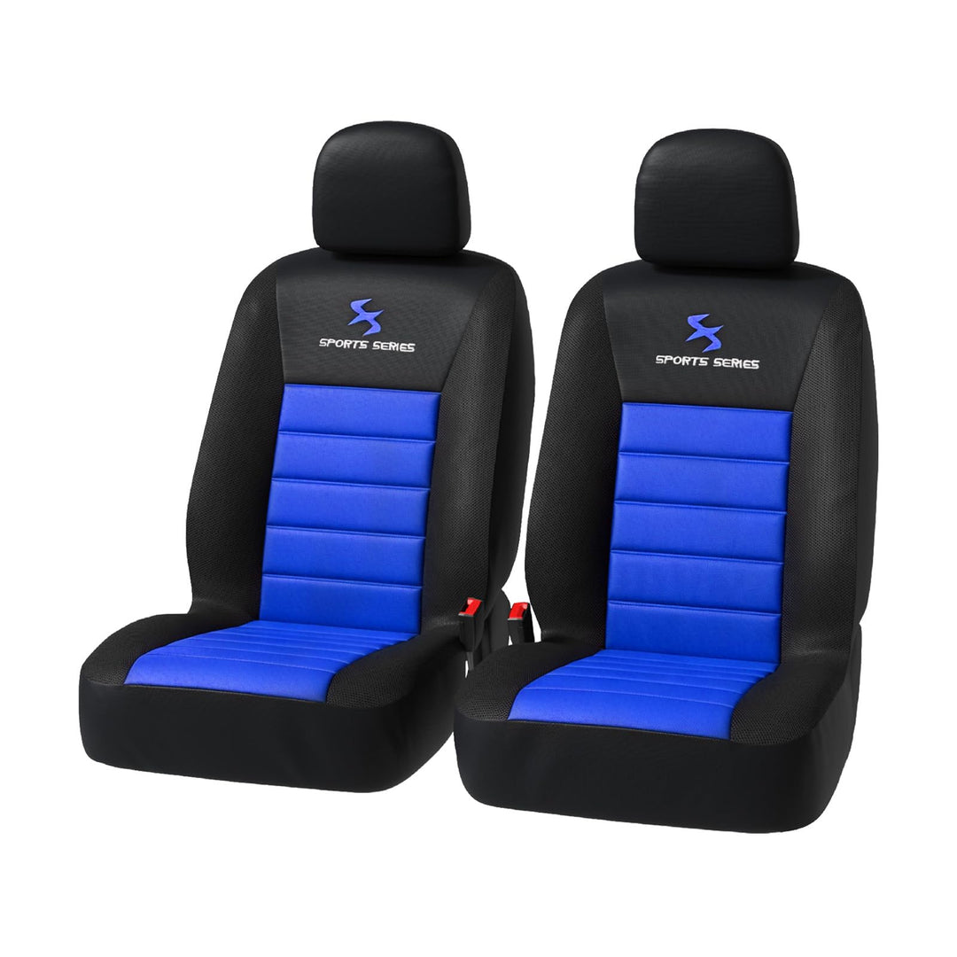 WOLTU AS7256-2 2er Sitzbezüge Auto Einzelsitzbezug universal Grösse, Komplettset, blau, Blau