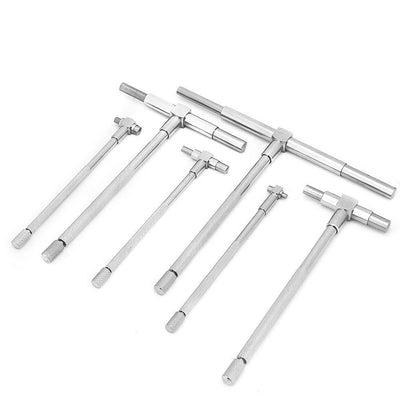 6Pcs/Set Bohrlehre, Telescoping Gauge Set, Teleskoplehrensatz, Genauigkeit: 0,1, 8-150mm Einstellbar