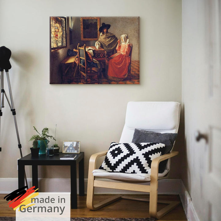 ARTland Leinwandbilder Wandbild Bild auf Leinwand 40x30 cm Wanddeko Zimmer Deko Tisch Arrangement Pa