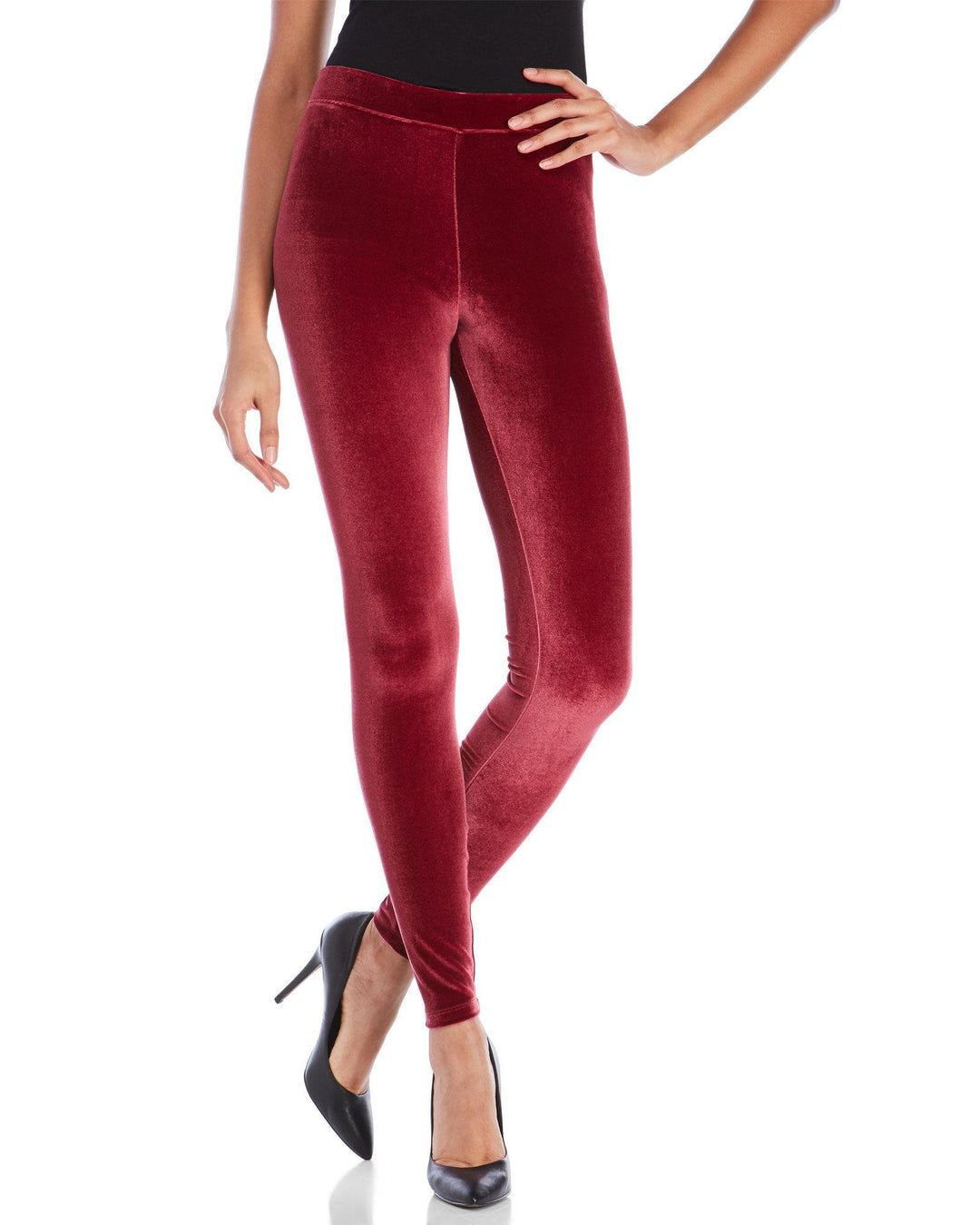 HUE Women's Plus Size Velvet Leggings