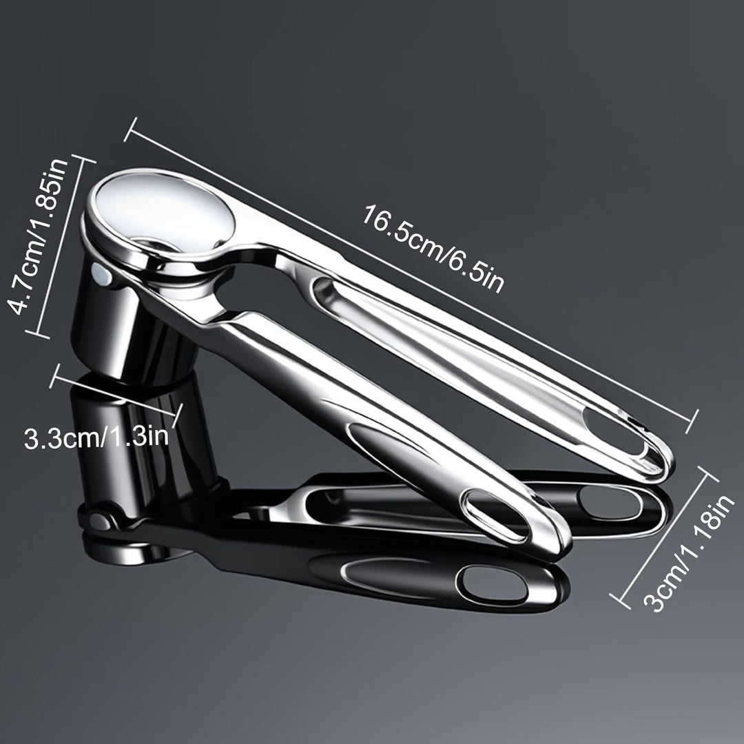 Knoblauchpresse, Fleischwolf, Zerkleinerer, Gadget, 16,5 x 4,7 x 3,3 cm, Griff aus Zinklegierung, er
