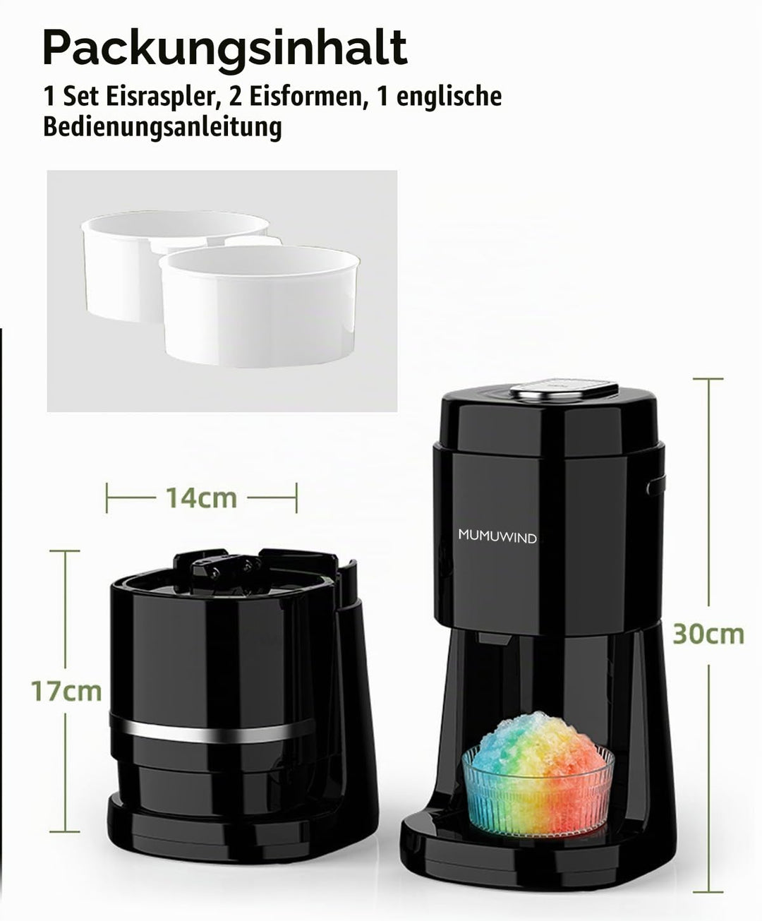 Slushy Maker Ice Shaver, ice crusher, slush-ijsmachine, Elektrische crushed ice maker is geschikt vo
