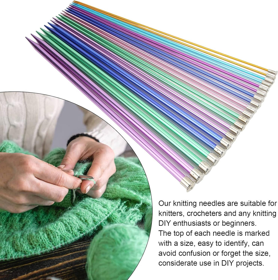 Stricknadeln, ausreichend saubere Webwerkzeuge aus Aluminium, Stricksets zum Stricken von Pullovern