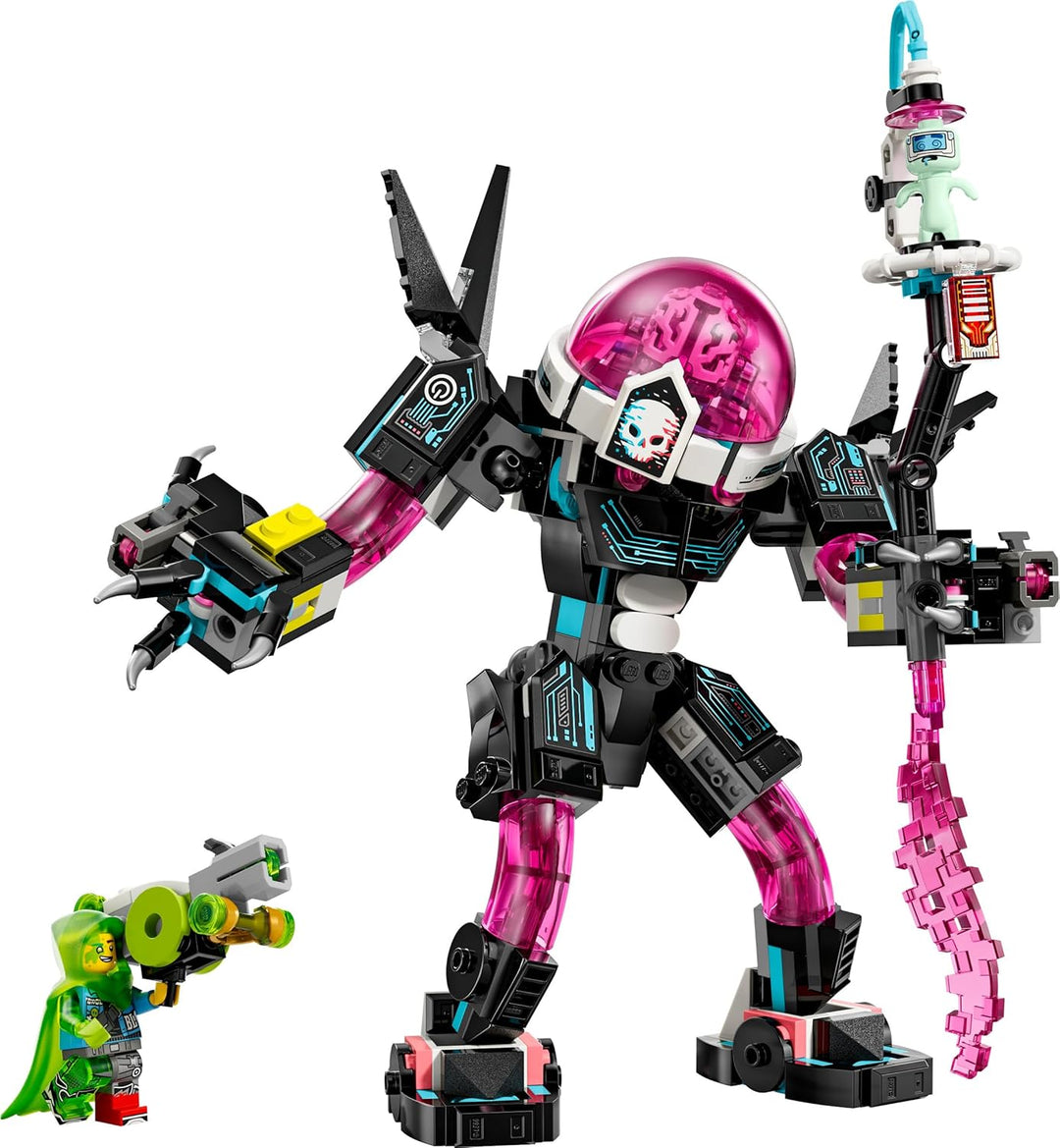 LEGO DREAMZzz 2in1 Mateo vs. Cyber Brain Mech - Modular Robot Toy for 8+ Year Old Boys & Girls - Reb