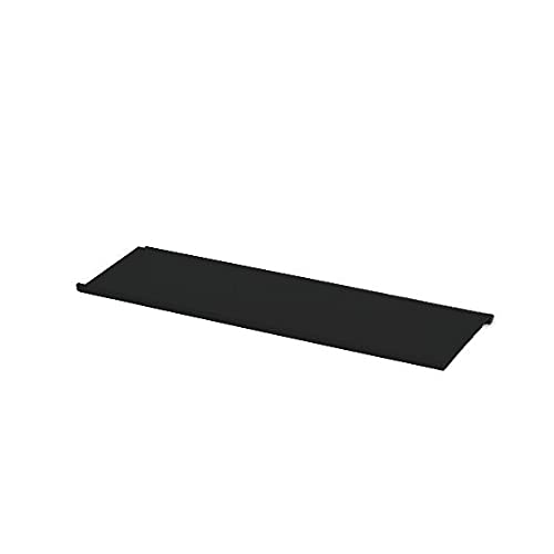 Linero MosaiQ Obere Ablage mittel 350 x 107 x 8 mm schwarz matt/Reling/Relingsystem/Kesseböhmer