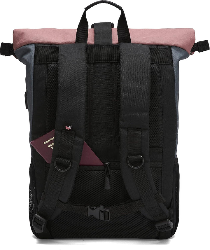 Ela Mo Rucksack Damen Schön, Komfortabel und Durchdacht 18 L (Salmon), Salmon