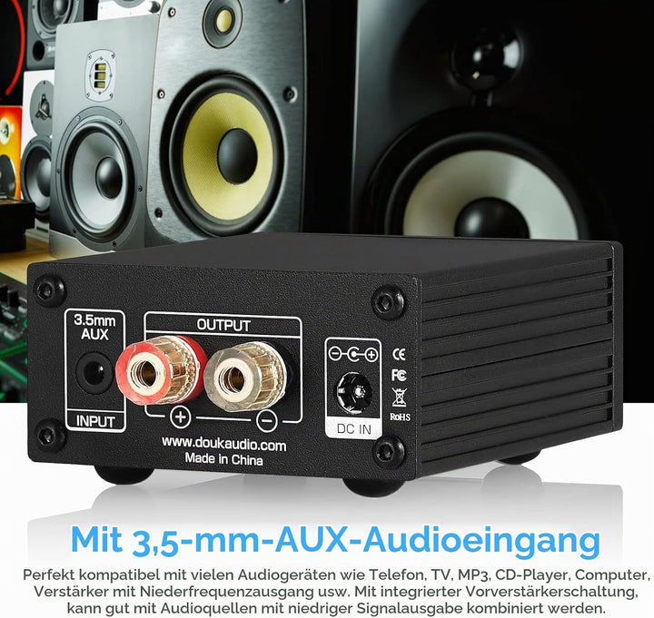 Nobsound 100W Subwoofer / Full Frequency Mono Channel Digital Power Amplifier Audio Mini Amp (Subwoo