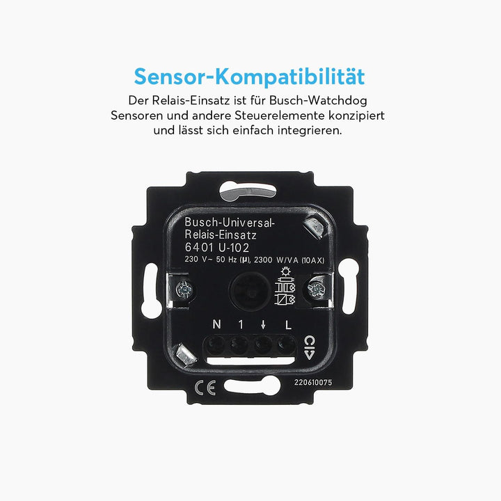 Busch-Jaeger 1307693 6401U-102 Busch-Universal-Relais-Einsatz 6401 U-102 Single, Single