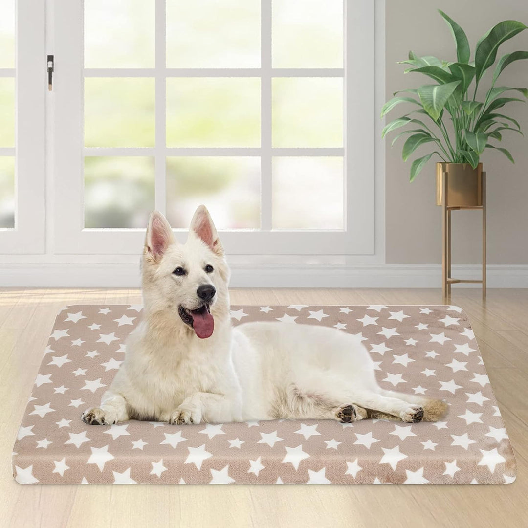 EMPSIGN Hundebett, Hundekissen passend für Käfige, Hundematte mit Abnehmbarem und waschbarem Bezug f