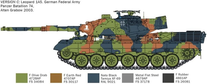 Italeri 510006481-1:35 Leopard 1 A5