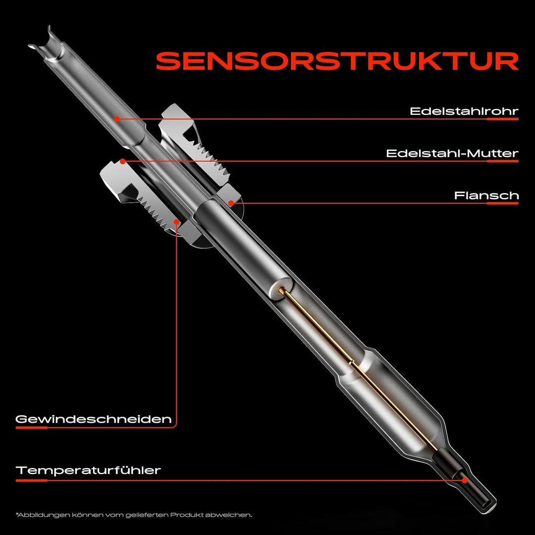 Abgastemperatur Sensor vor Katalysator für Sprinter 3-T 3,5-T Bus Kasten Pritsche/Fahrgestell 906 20