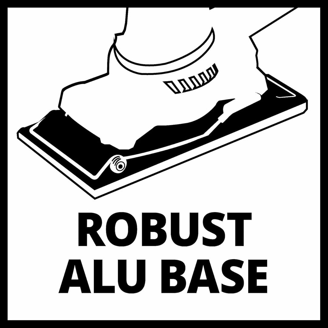 Einhell Schwingschleifer TE-OS 2520 E (250 W, 115x230 mm, Drehzahlanpassung, Absaugadapter, Klett-Sc