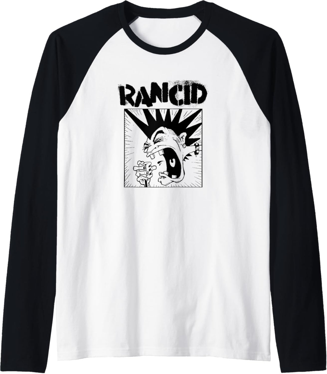 Rancid - Official Merchandise - Microphone Raglan